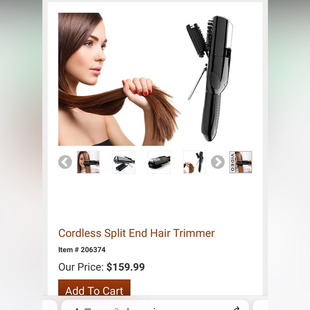 BNIB cordless split end trimmer